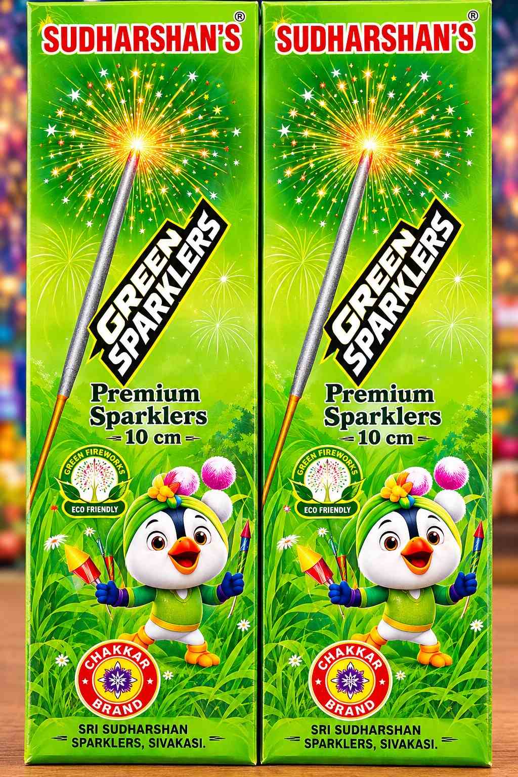 10 Cm Green Sparklers